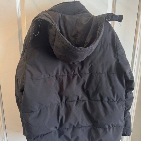 Ben Sherman Puffer Jacket Men Medium Black Lightweight With Hood - Picture 4 of 10